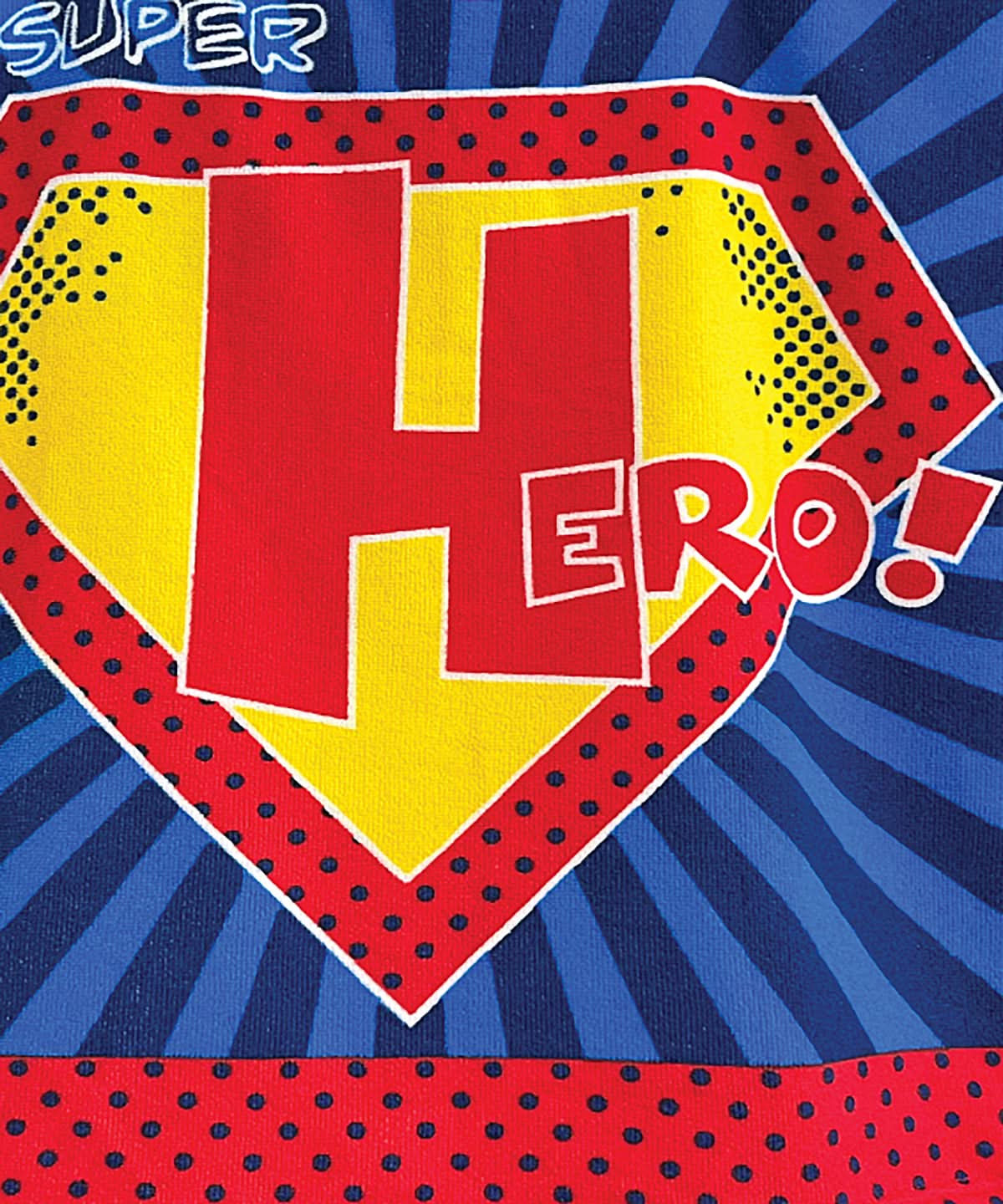 Home & Living Kids microfibre changing robe HL008 - Super Hero 3+ Years - Customisable Robes