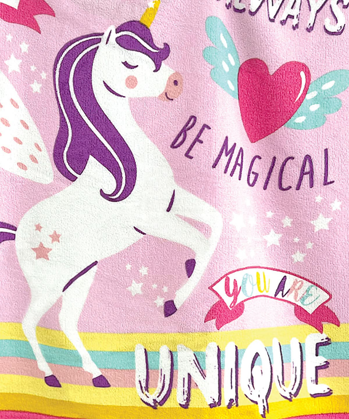 Home & Living Kids microfibre changing robe HL008 - Unicorn 3+ Years - Customisable Robes