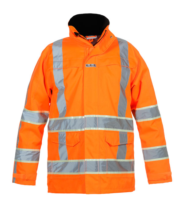 Hyd Rs Glow Id Italie High Visibility Gid Parka - Orange - Customisable Jacket