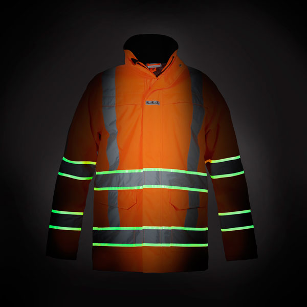 Hyd Rs Glow Id Italie High Visibility Gid Parka - - Customisable Jacket