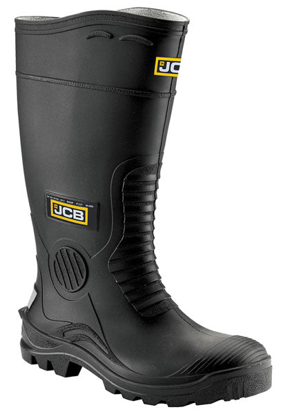 Jcb Workwear Jcb Workwear Hydromaster Wellington Boots - Black - Customisable Wellingtons