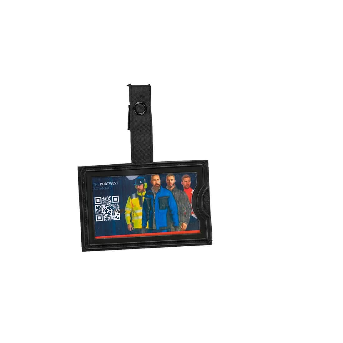 Portwest Tpu Id Holder 25 Pack ID40 - Black - Customisable Accessories