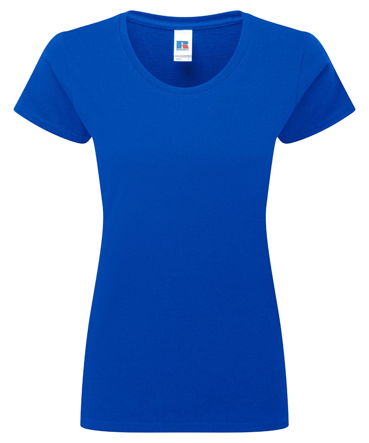 Russell Short Sleeve Europe Womens authentic classic t shirt J180F - Bright Royal - Customisable T-Shirts