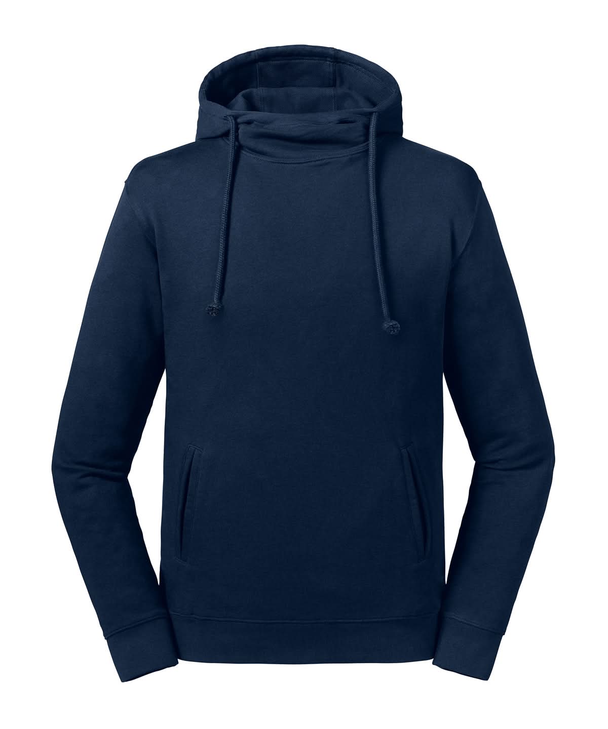 Russell Europe Pure organic high collar hooded sweatshirt J209M - French Navy - Customisable Sweatshirts