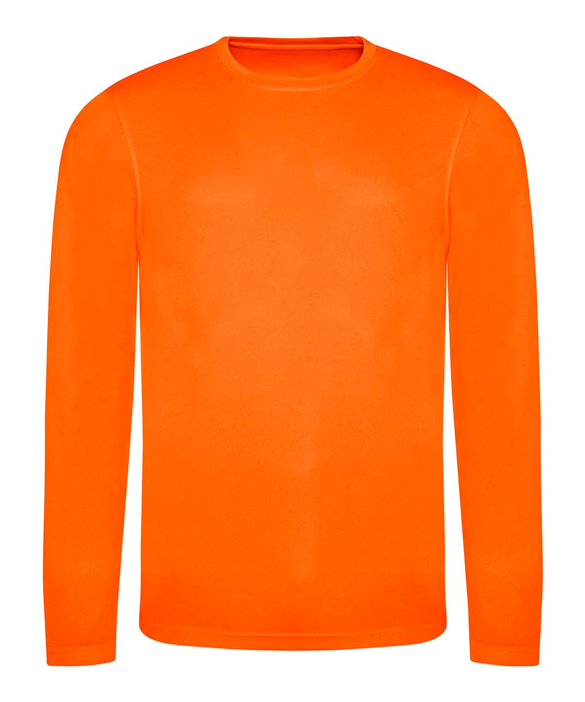 AWDis Just Cool Long sleeve cool T JC002 - Electric Orange - Customisable T-Shirts