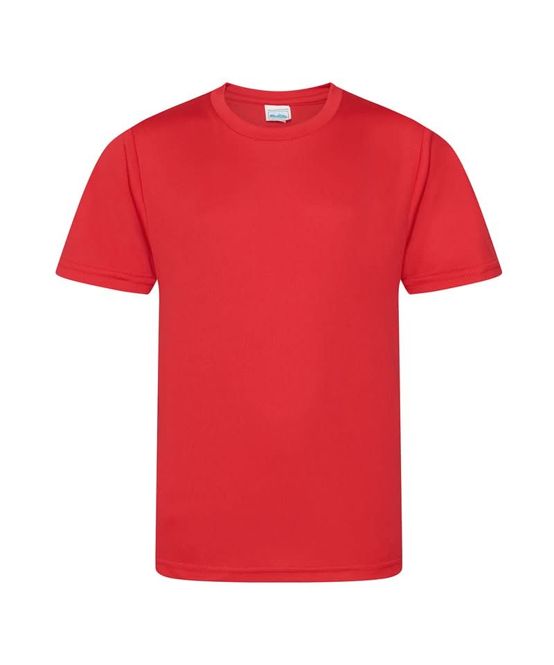 AWDis Just Cool Kids cool smooth T JC20J - Fire Red - Customisable T-Shirts