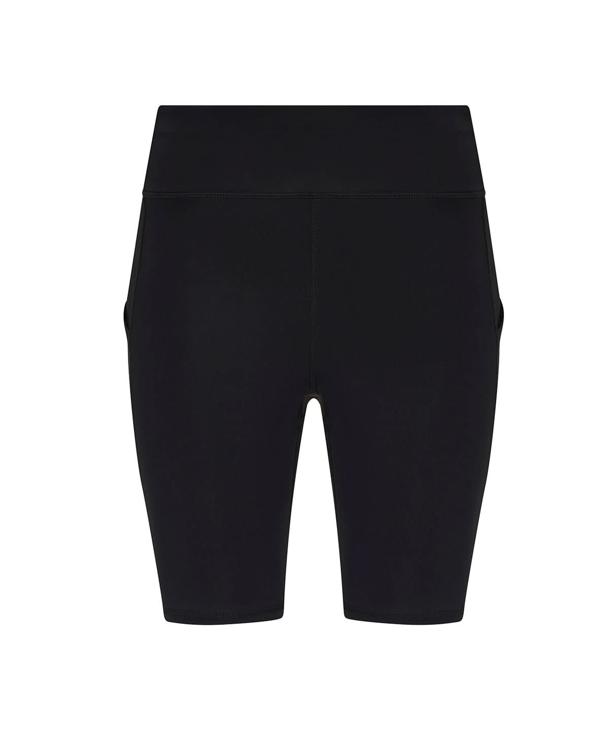 AWDis Just Cool Womens recycled tech shorts JC288 - Jet Black - Customisable Shorts