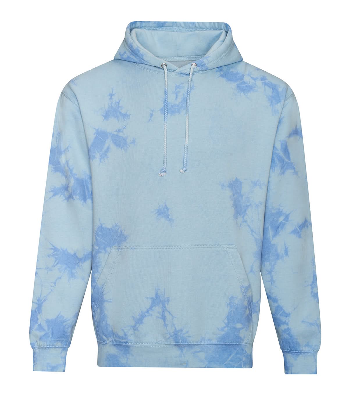 AWDis Just Hoods Tie dye hoodie JH022 - Blue Cloud - Customisable Hoodies