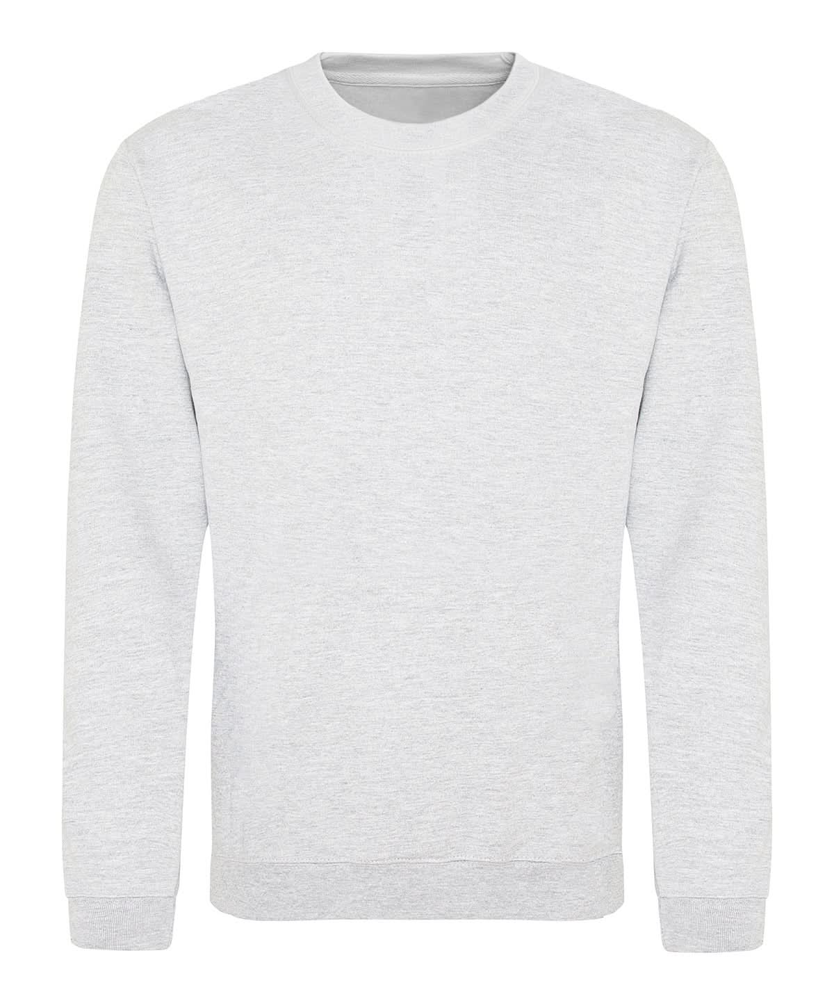AWDis Just Hoods AWDis Sweatshirt Ash JH030 - Ash - Customisable Sweatshirts