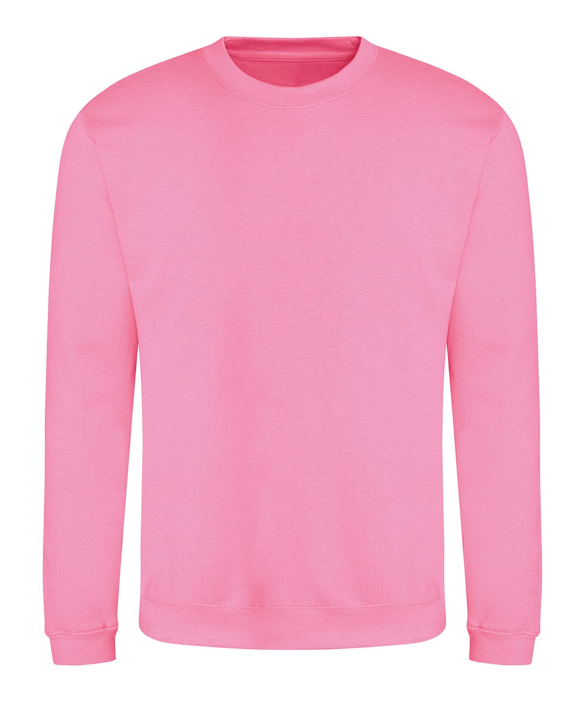 AWDis Just Hoods AWDis Sweatshirt Candyfloss Pink JH030 - Candyfloss Pink - Customisable Sweatshirts