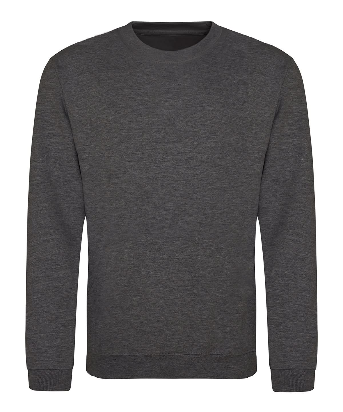 AWDis Just Hoods AWDis Sweatshirt Charcoal JH030 - Charcoal - Customisable Sweatshirts