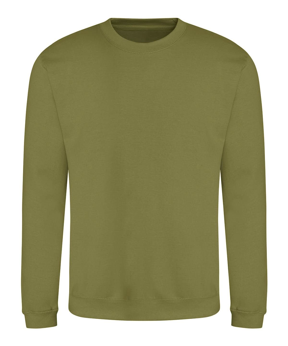 AWDis Just Hoods AWDis Sweatshirt Khaki JH030 - Khaki - Customisable Sweatshirts