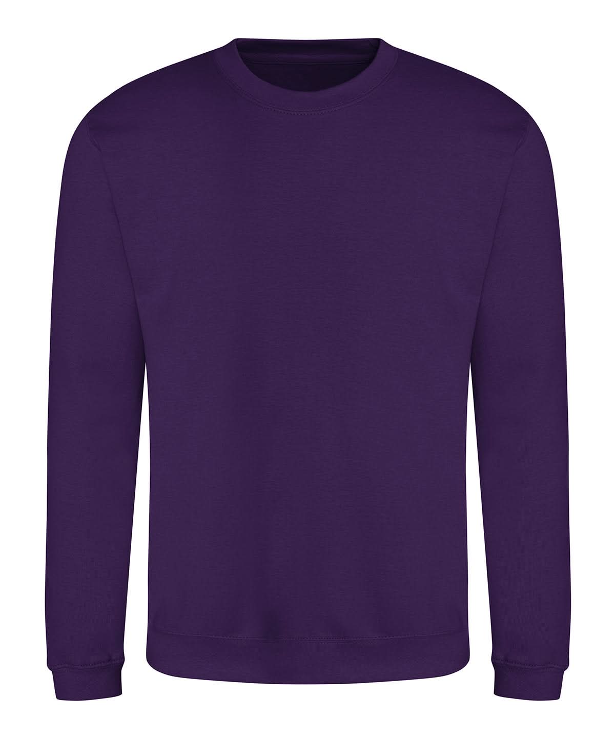 AWDis Just Hoods AWDis Sweatshirt Purple JH030 - Purple - Customisable Sweatshirts