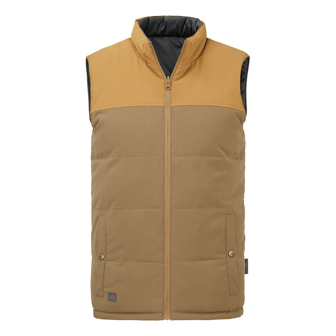 Ka3 Reversible Insulated Bodywarmer Ka361 - Coffee Brown - Customisable Bodywarmers