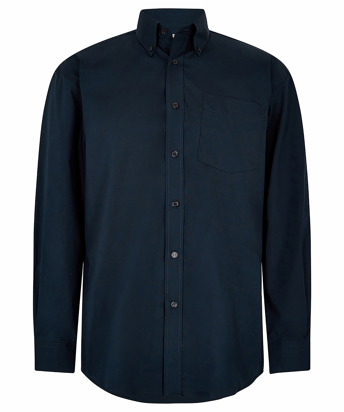 Kustom Kit Corporate Oxford Shirt Long Sleeve KK105 - Dark Navy - Customisable Shirts