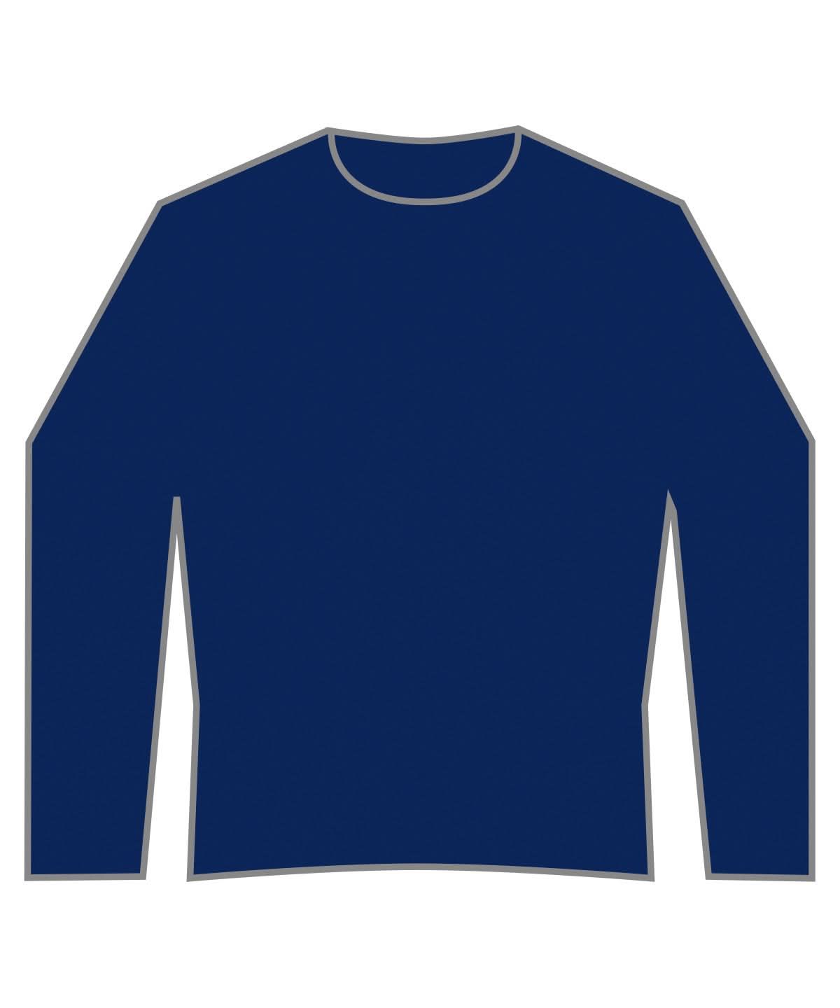 Kustom Kit Regular fit piqu sweatshirt KK337 - Navy - Customisable Sweatshirts