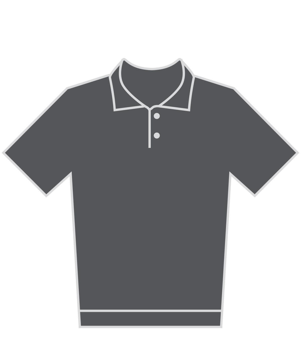 Kustom Kit Regular fit recycled Superwash 60C polo KK423 - Charcoal - Customisable Polos