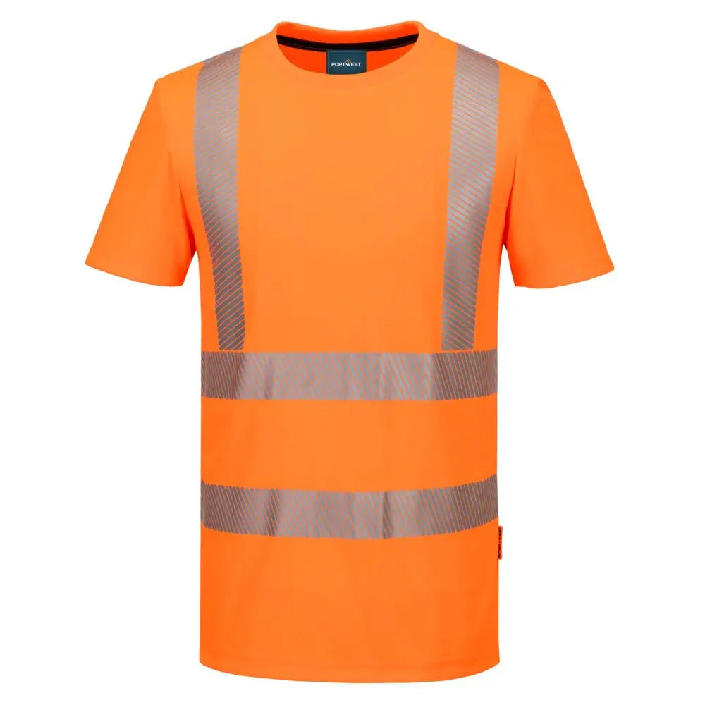 Kx3 Hi Vis Sports T Shirt S/S Kx301 - Orange - Customisable T-Shirt