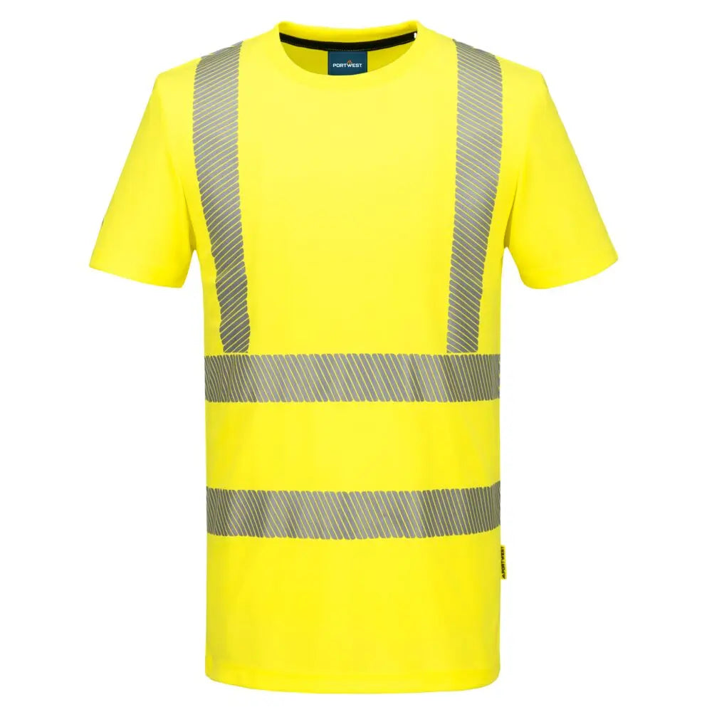 Kx3 Hi Vis Sports T Shirt S/S Kx301 - Yellow - Customisable T-Shirt