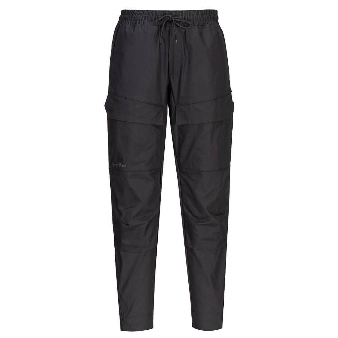 Portwest Kx3 Drawstring Combat Trousers KX345 - Black - Customisable Trousers