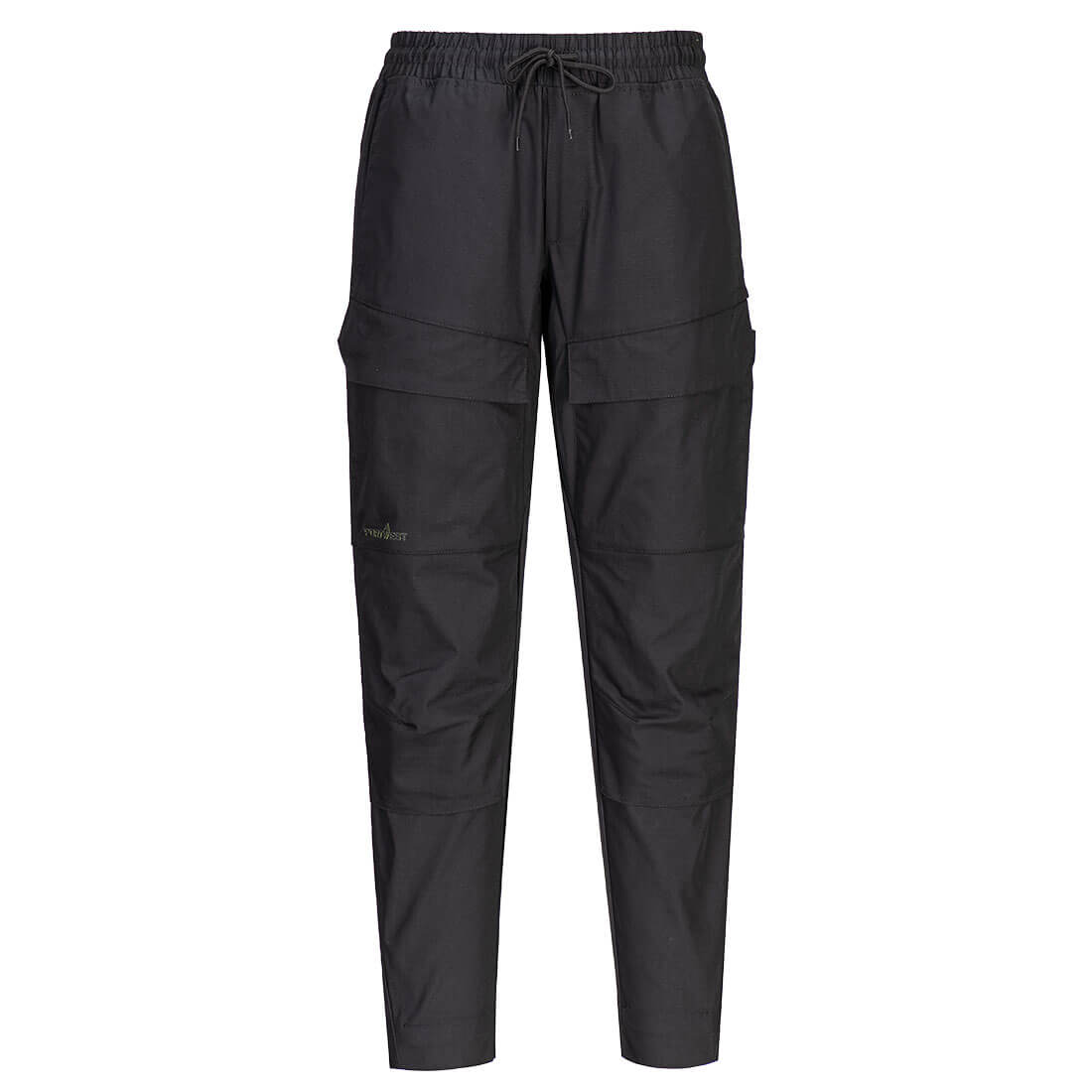 KX3 Drawstring Combat Trousers - KX345 - Black L - R - Customisable Work Trousers