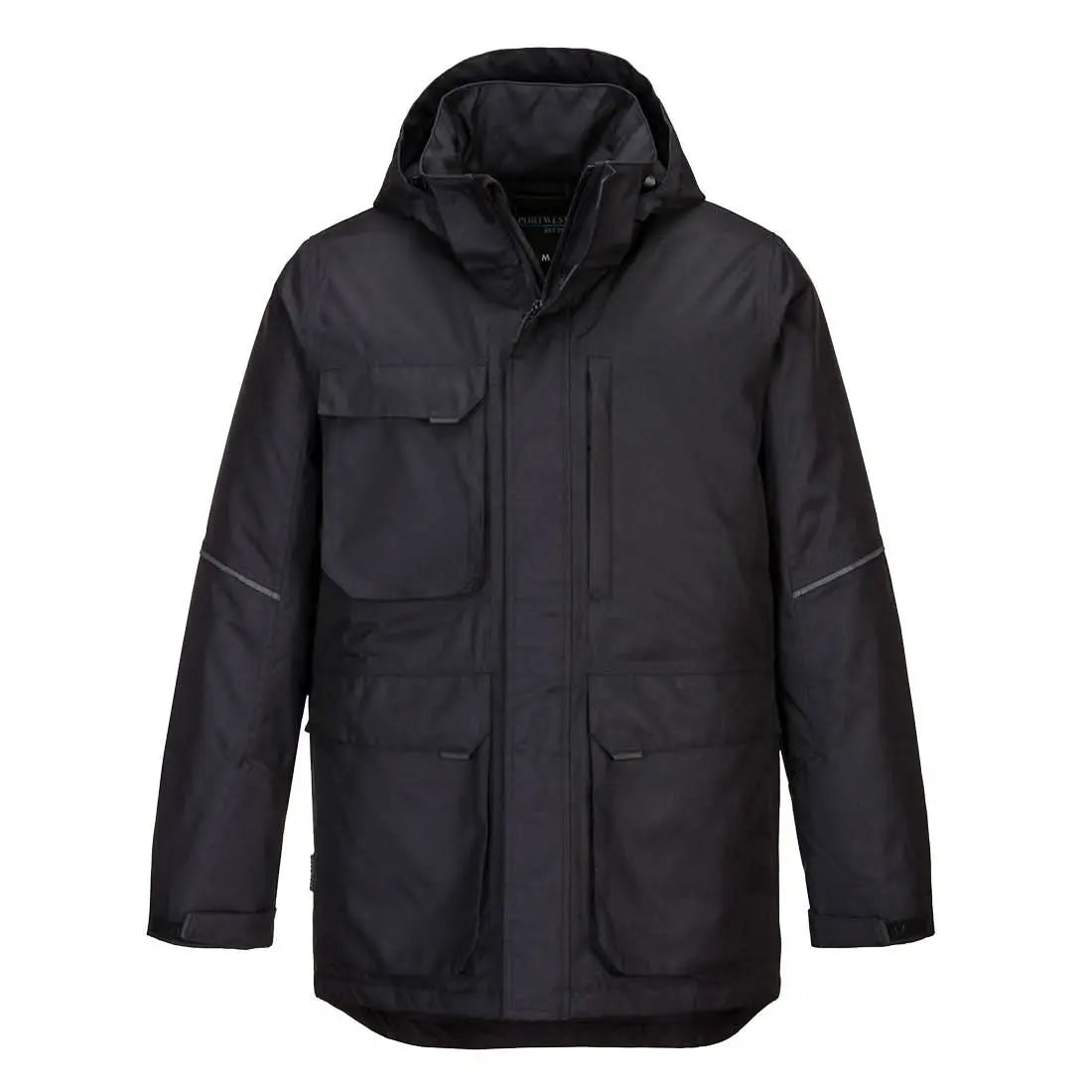 Kx3 Winter Parka Jacket Kx360 - Black XL - Customisable Insulated Jackets