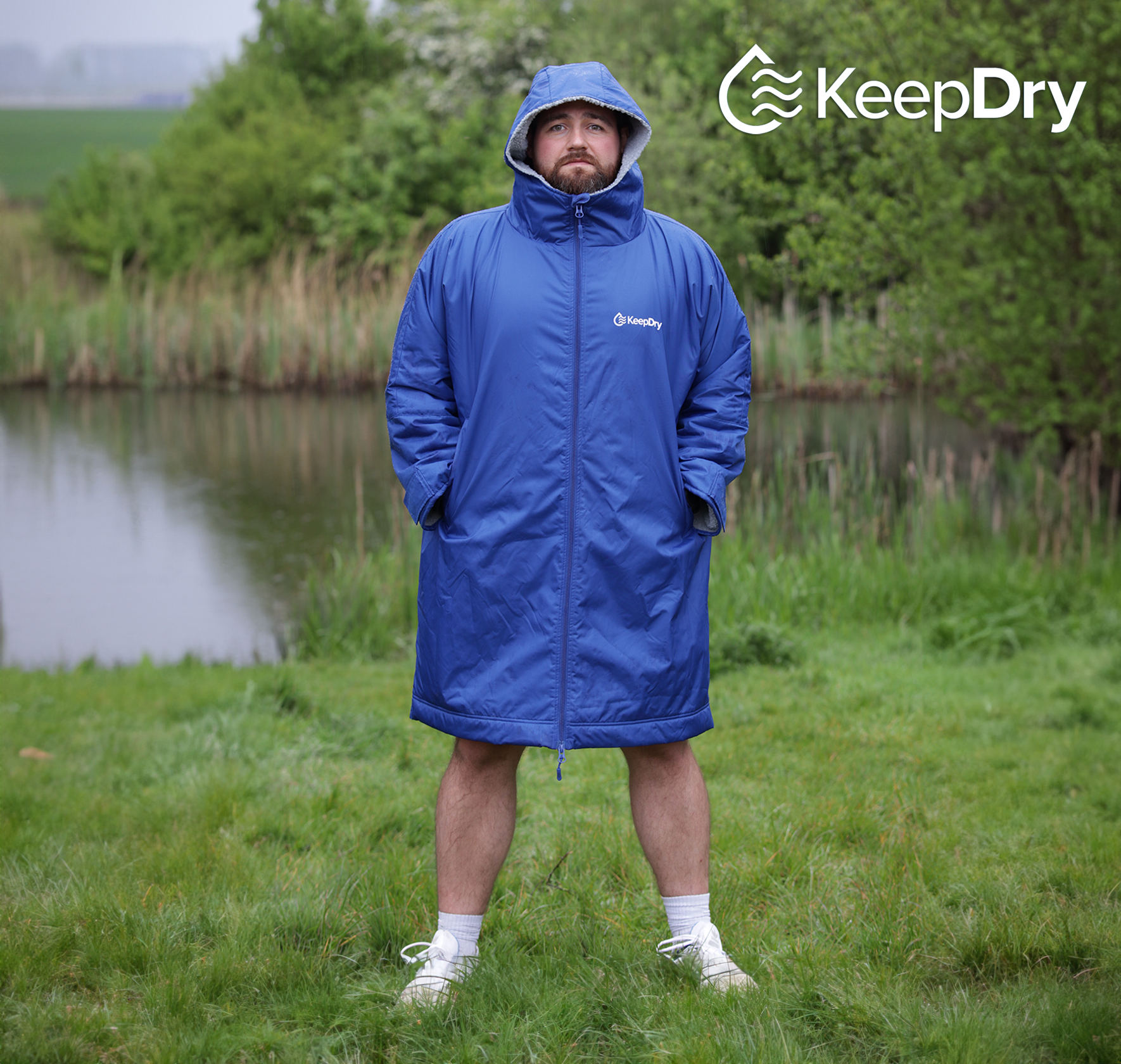 KeepDry All Weather Dry Robe Adults - - Customisable Jacket