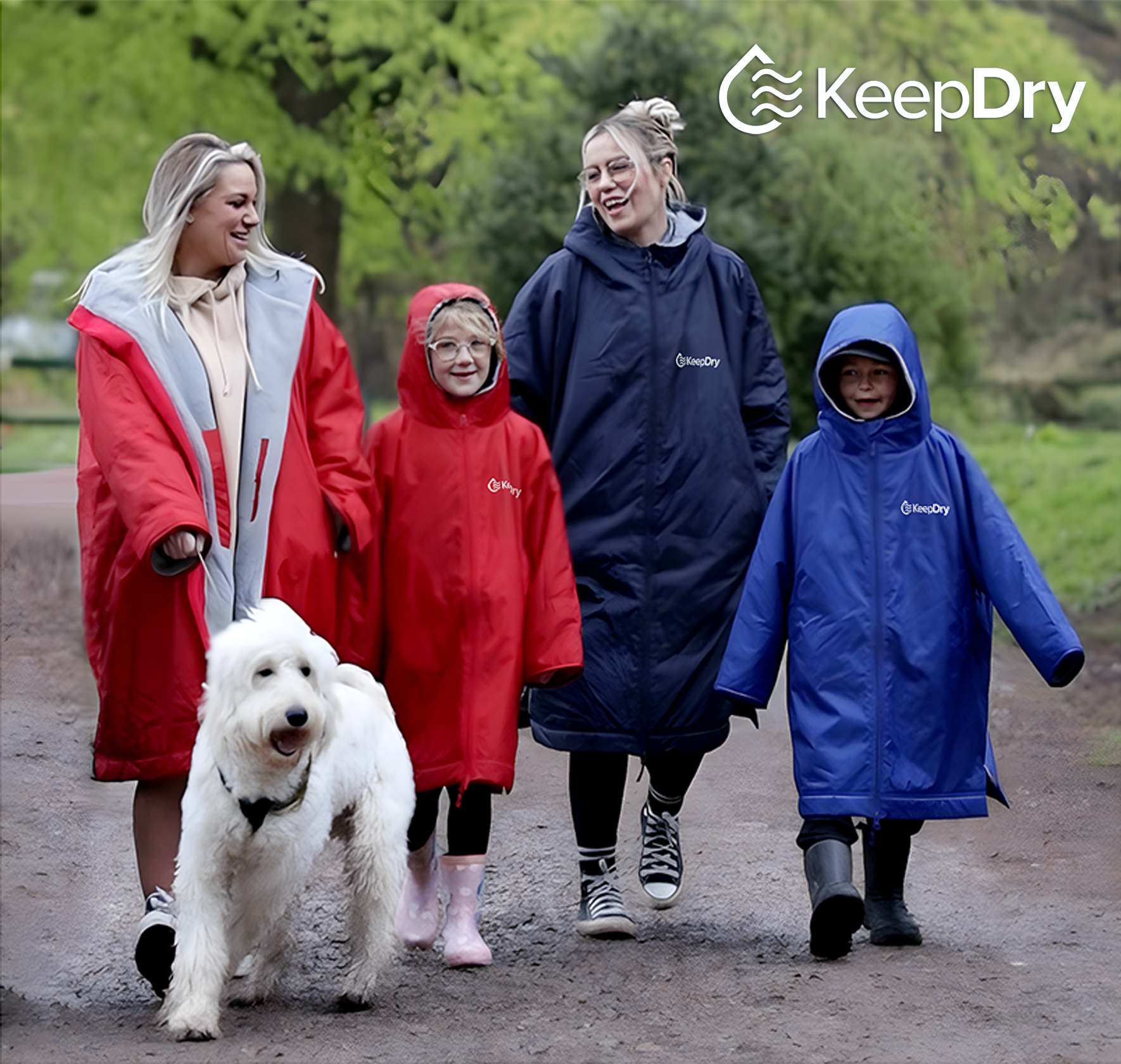 KeepDry - All Weather Dry Robe - Kids - - Customisable Jacket