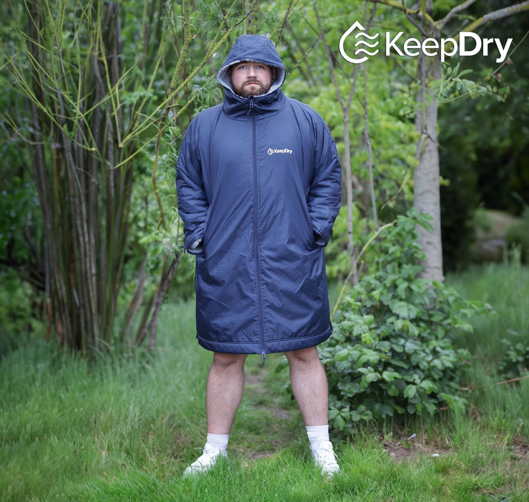 KeepDry All Weather Dry Robe Adults - - Customisable Jacket