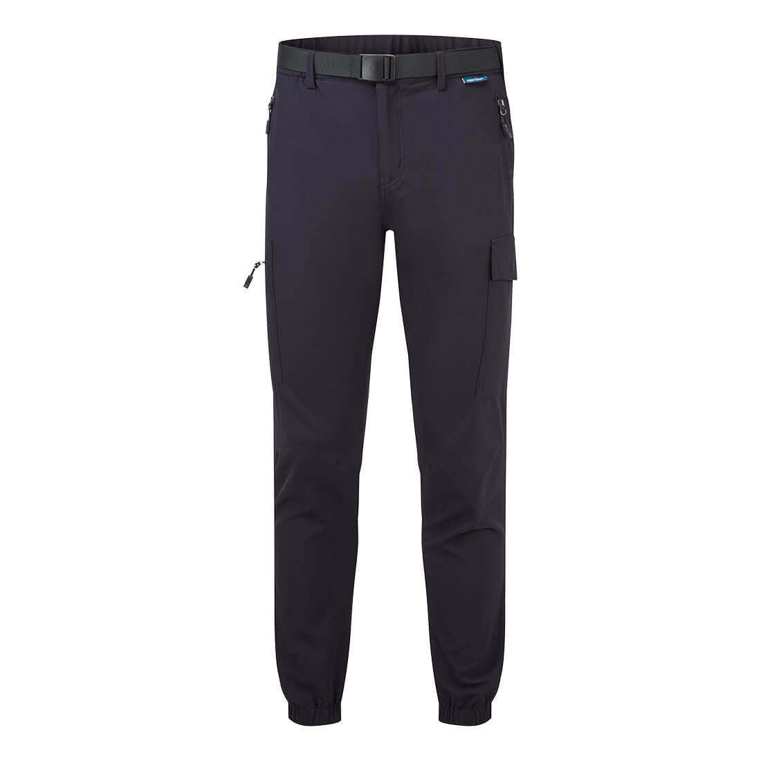 Stretch Lightweight Cuffed Trousers L712 - Navy - Customisable Work Trousers