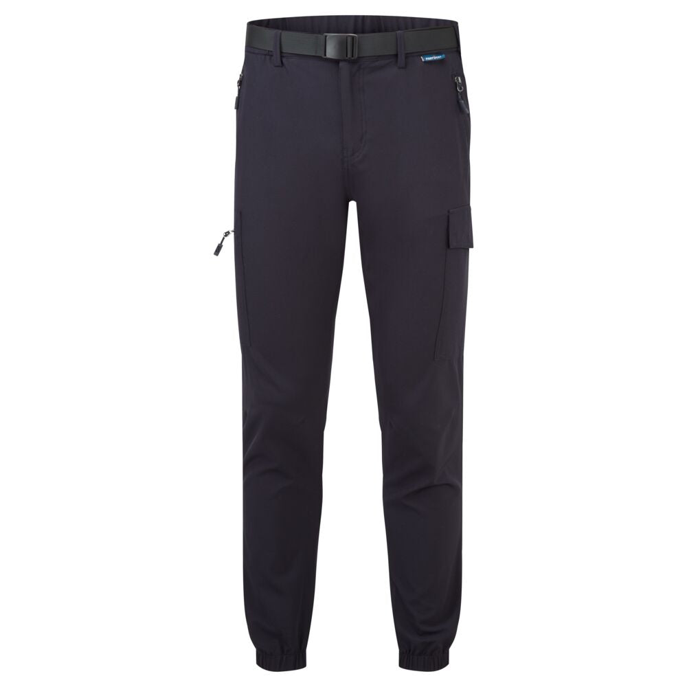 Stretch Lightweight Cuffed Trousers L712 - Navy - Customisable Work Trousers