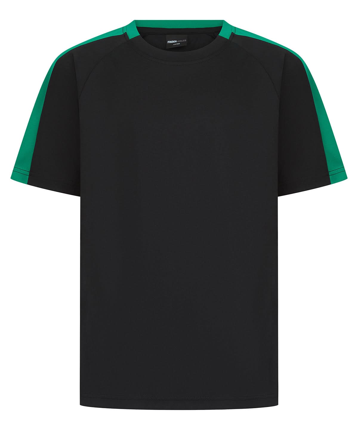 Finden & Hales Finden Hales Kids team t shirt LV292 - Black Emerald - Customisable T-Shirts