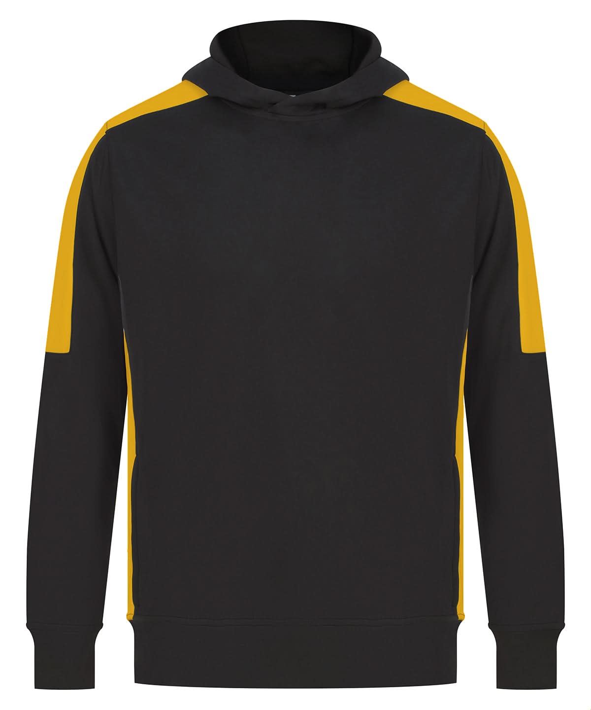 Finden & Hales Adults team hoodie LV341 - Black Gold - Customisable Hoodies