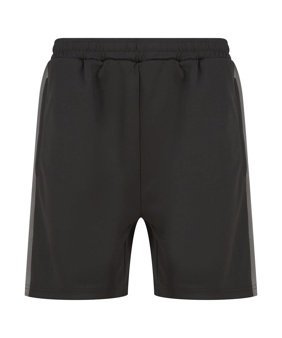 Finden & Hales Finden Hales Knitted shorts with zip pockets LV886 - Black Gunmetal - Customisable Shorts