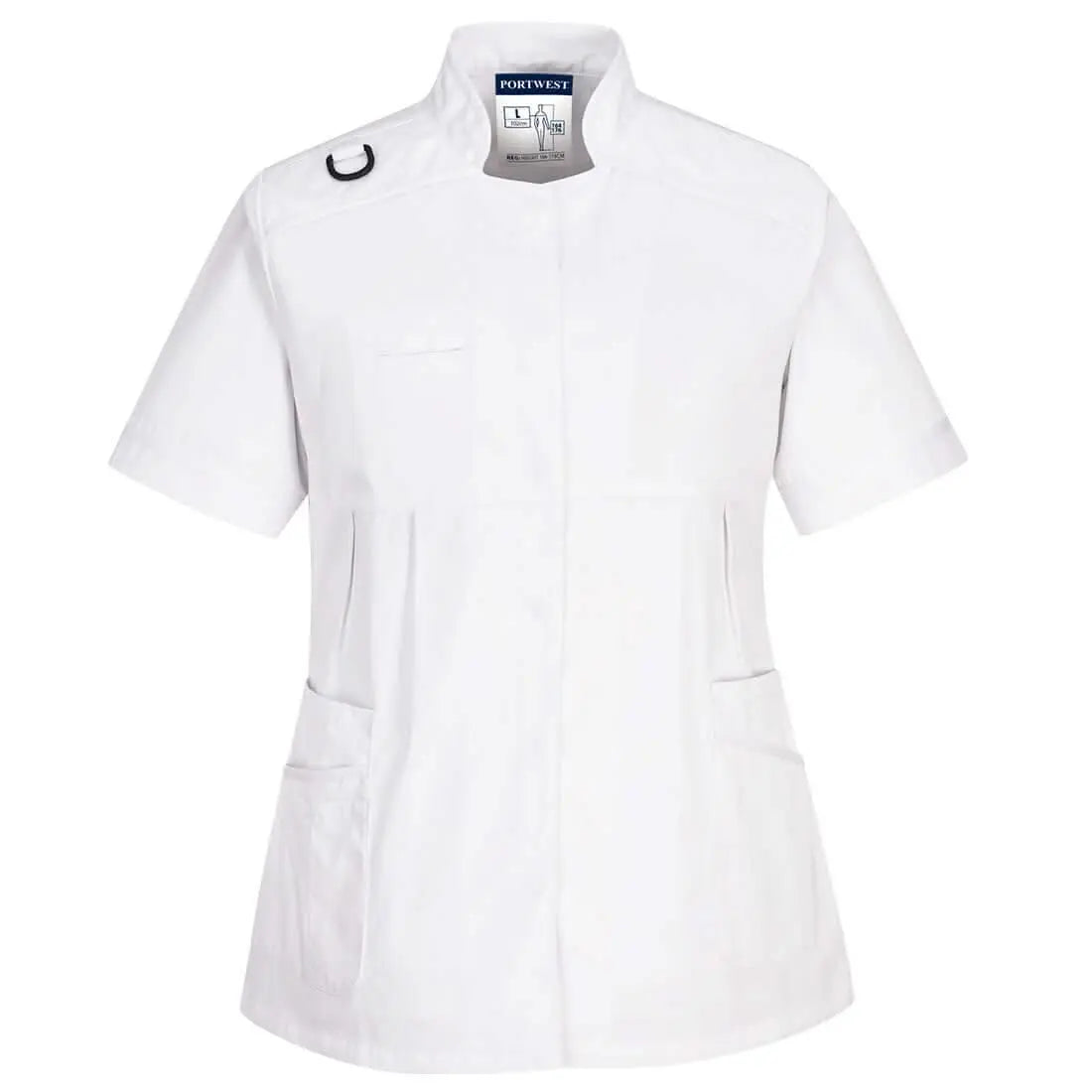 Medical Maternity Tunic Lw22 - White - Customisable Tunic