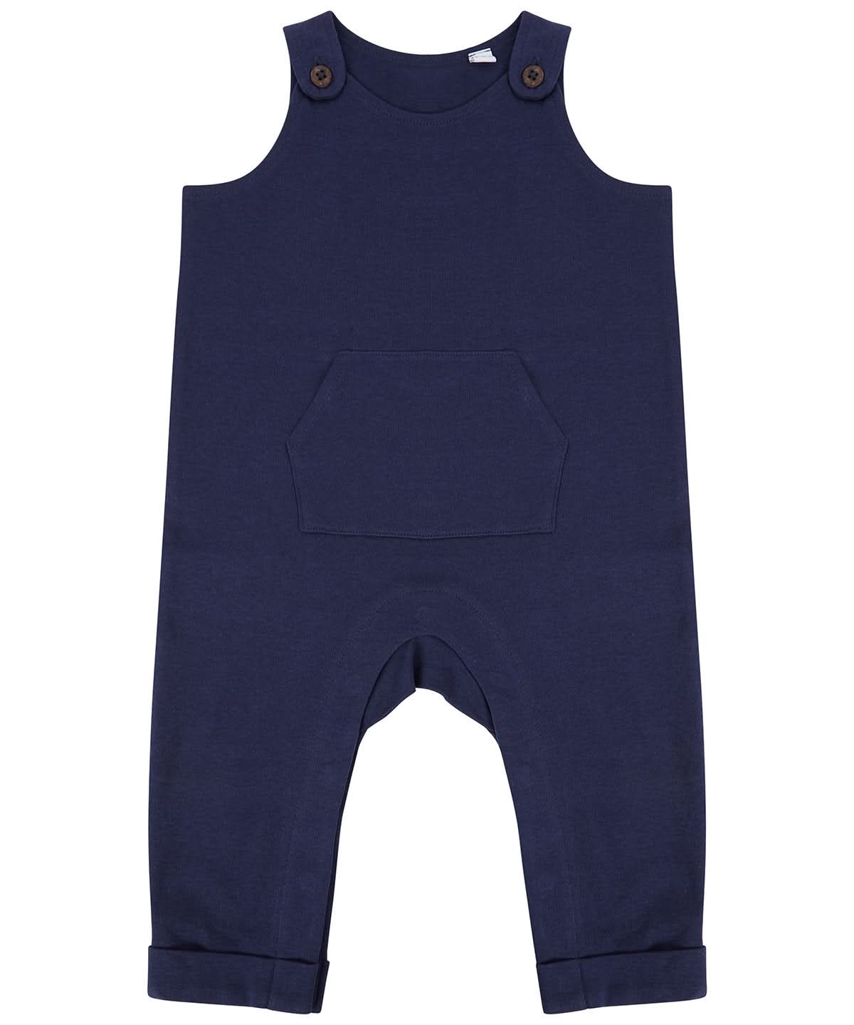 Larkwood Organic Cotton Dungaree LW651 - Navy - Customisable Dungarees
