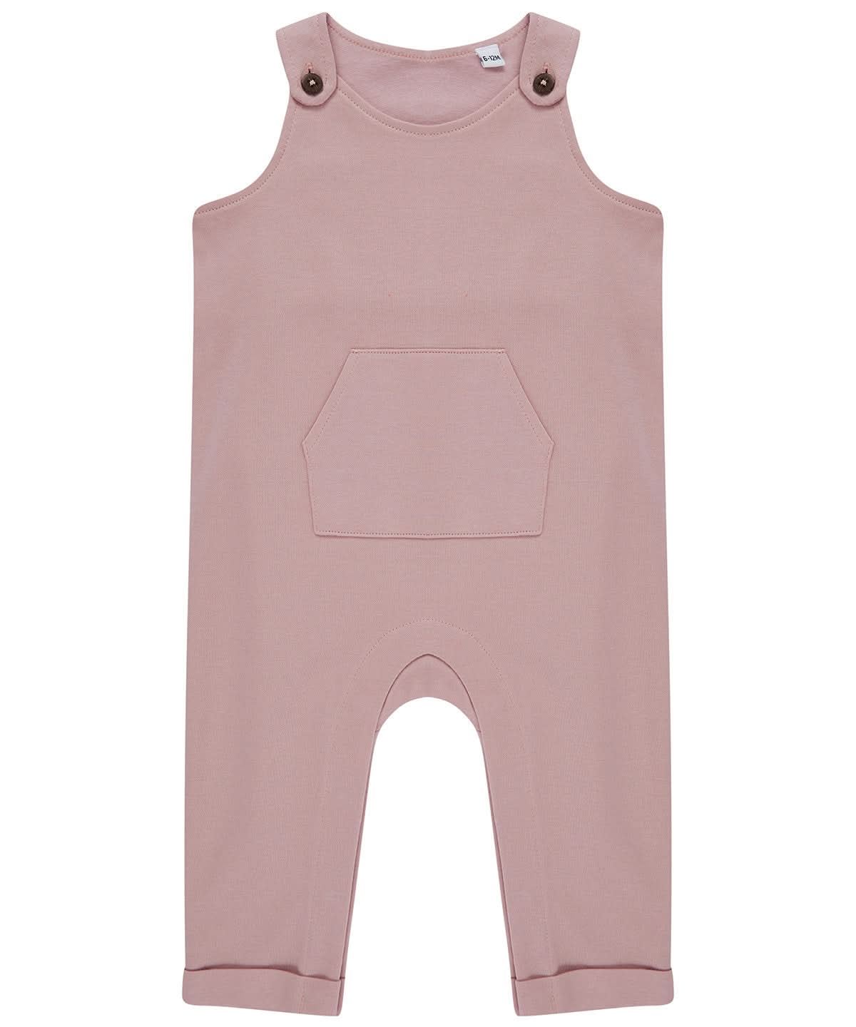 Larkwood Organic Cotton Dungaree LW651 - Soft Pink - Customisable Dungarees