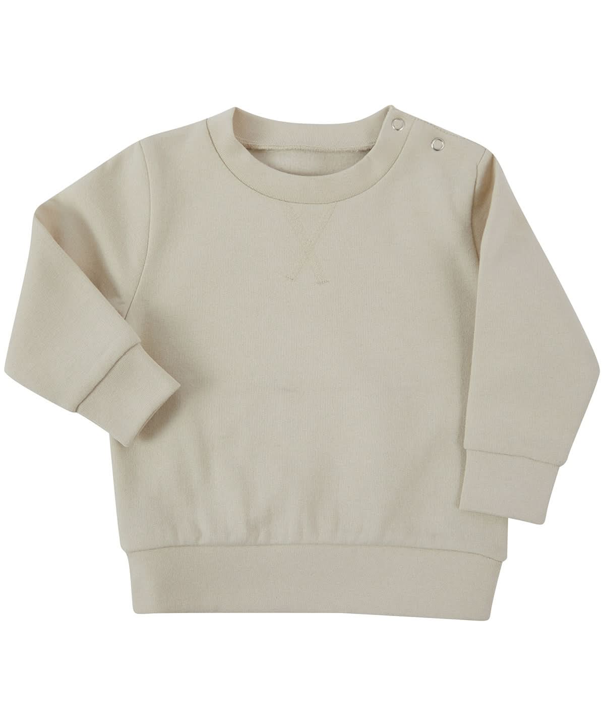 Larkwood Sustainable Sweatshirt LW800 - Light Stone - Customisable Sweatshirts