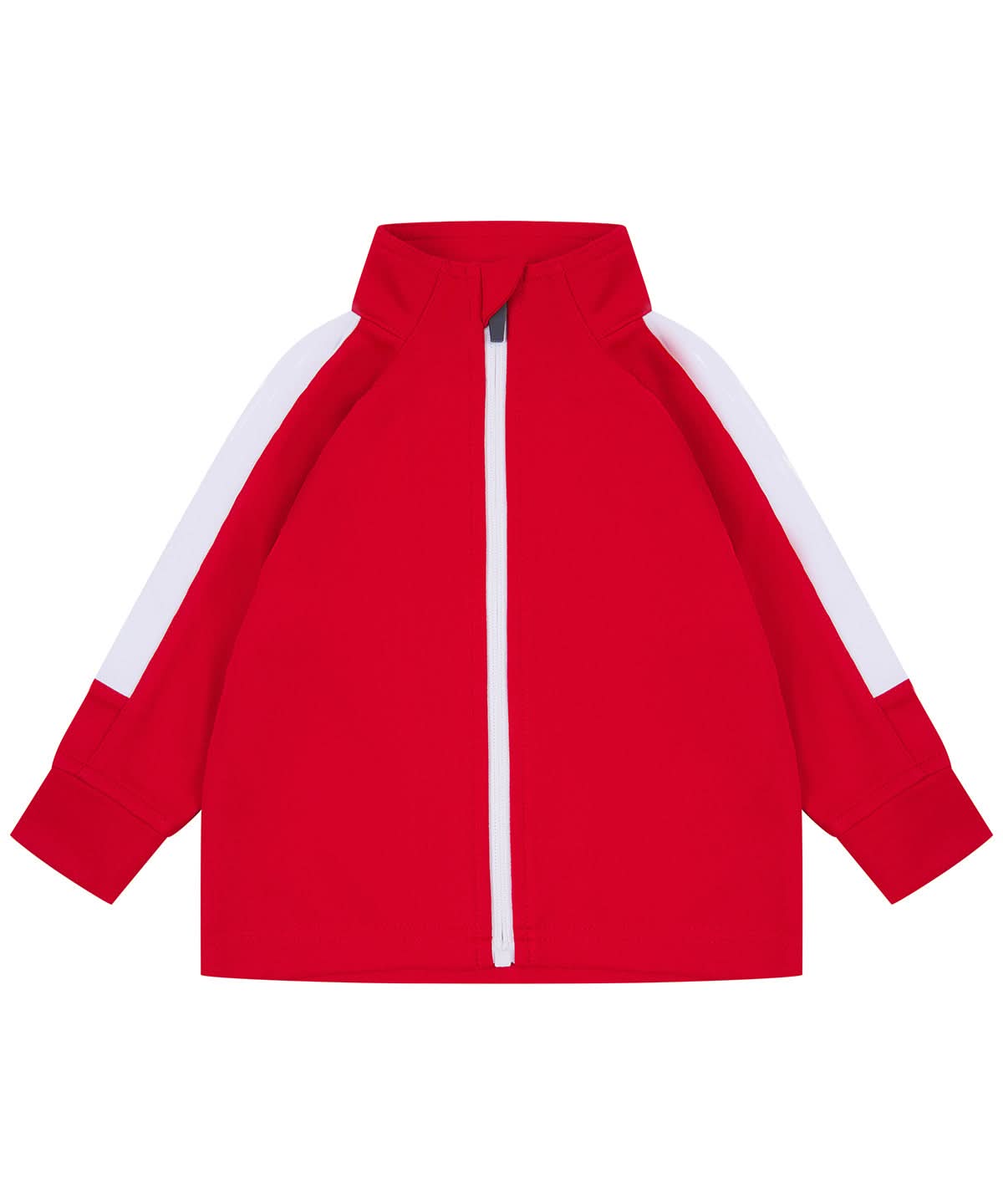 Larkwood Track Top LW820 - Red White - Customisable Trackwear