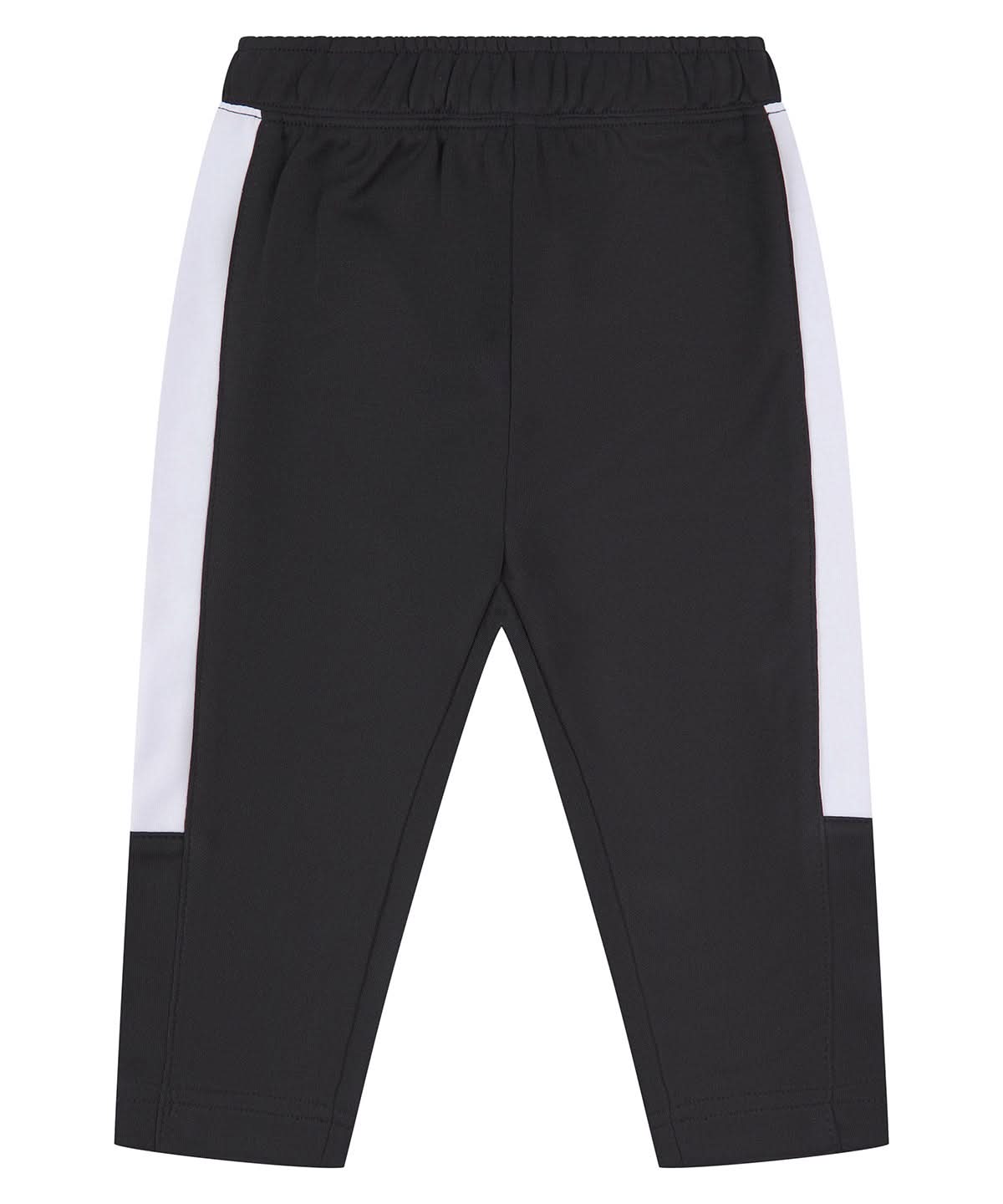Larkwood Track Bottoms LW830 - Black White - Customisable Trackwear