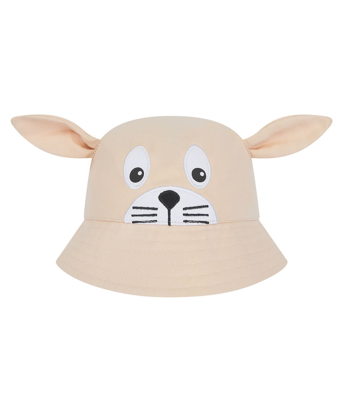 Larkwood Character Bucket Hat LW93T - Light Brown Bunny - Customisable Hats