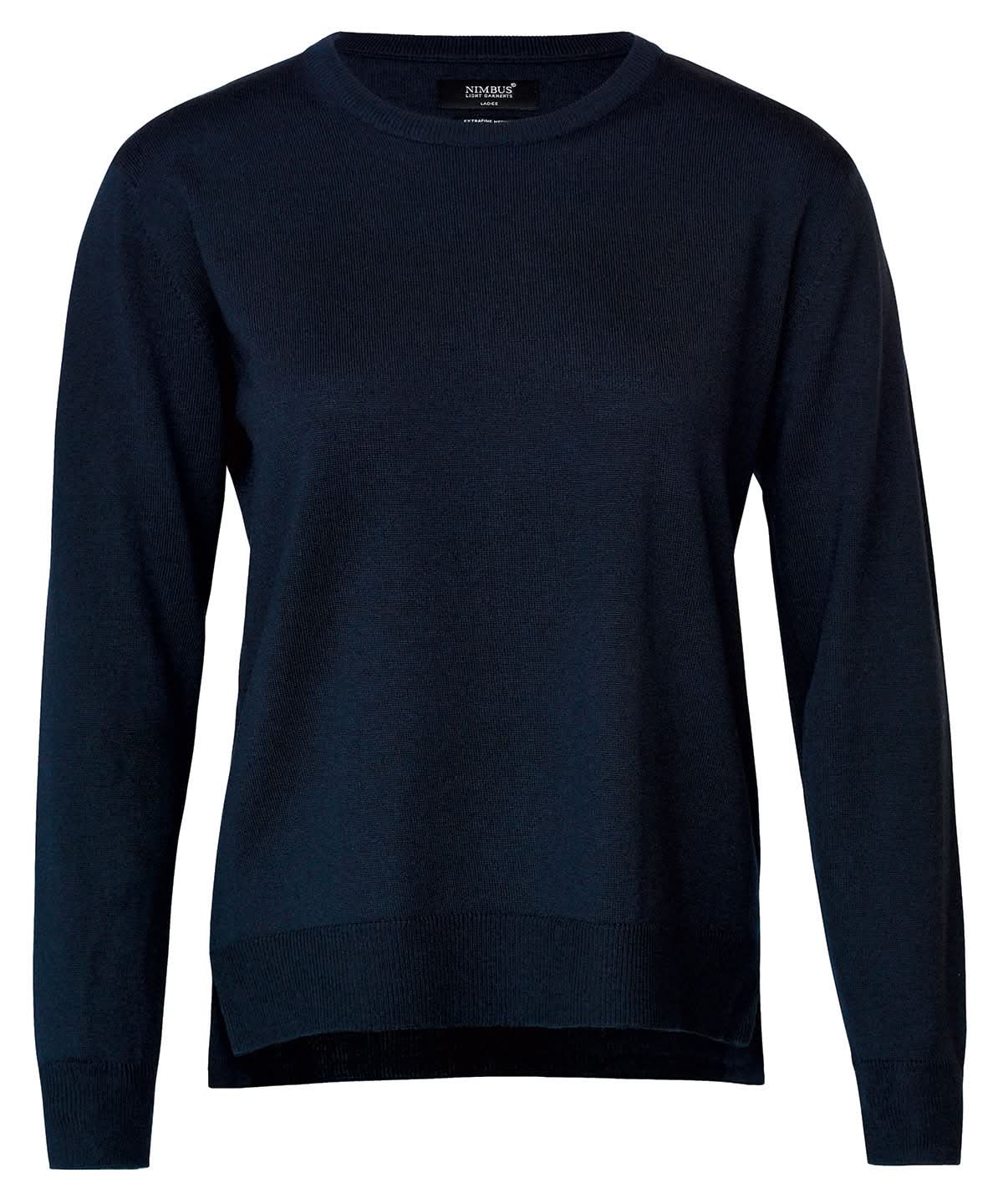 Nimbus Womens Beaufort extra fine Cashwool merino knit N113F - Navy - Customisable Knitted Jumpers