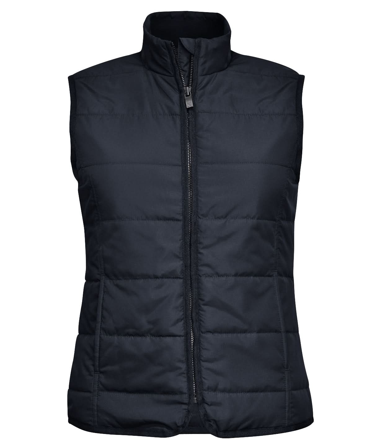 Nimbus Womens Hudson horizontal quilted gilet N114F - Dark Navy - Customisable Bodywarmer