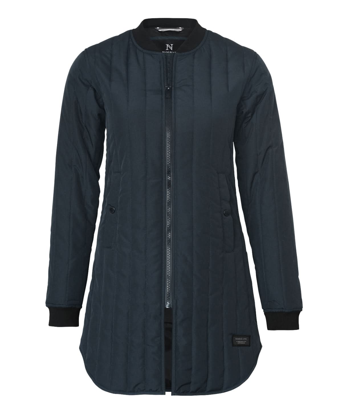 Nimbus Womens Lindenwood urban style quilted jacket N116F - Navy - Customisable Jackets