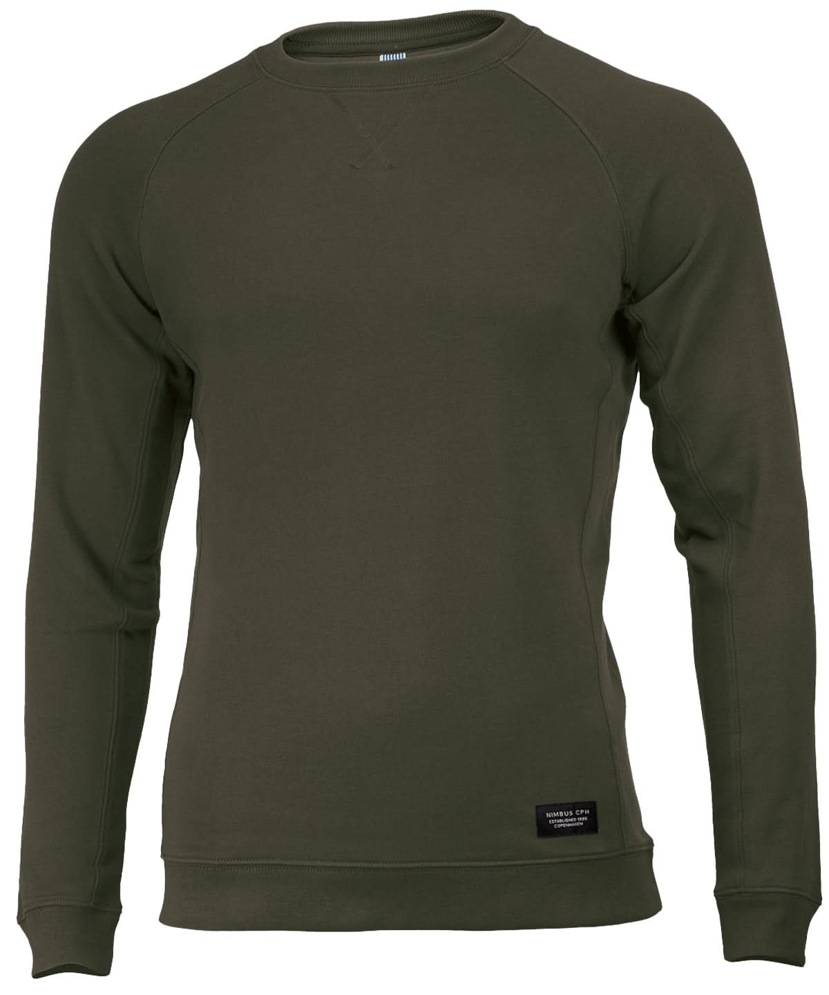 Nimbus Newport luxury lightweight crewneck NB87M - Olive - Customisable Sweatshirts