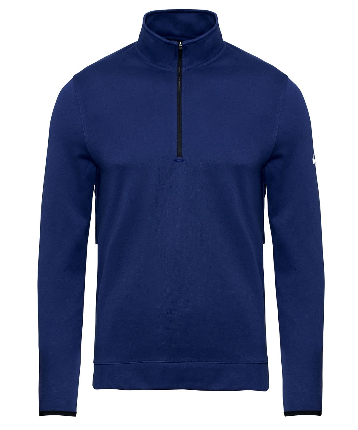 Nike Tour half zip piqu top NK172 - Midnight Navy White - Customisable Sports Overtops