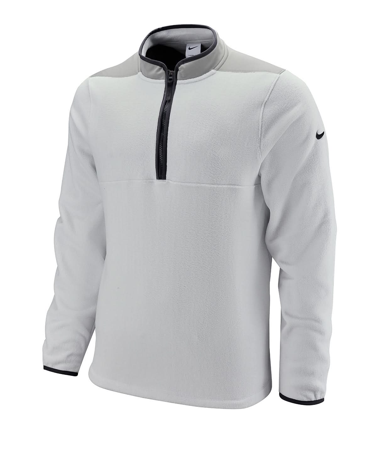 Nike Victory half zip top nk328 - Photon Dust Dust Dark Smoke Grey Black - Customisable Sports Overtops