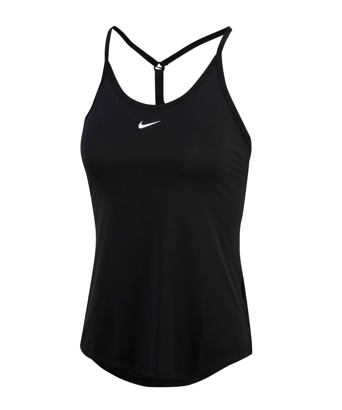Nike Womens One Dri FIT Elastika standard fit tank NK375 - Black White XXS - Customisable T-Shirts
