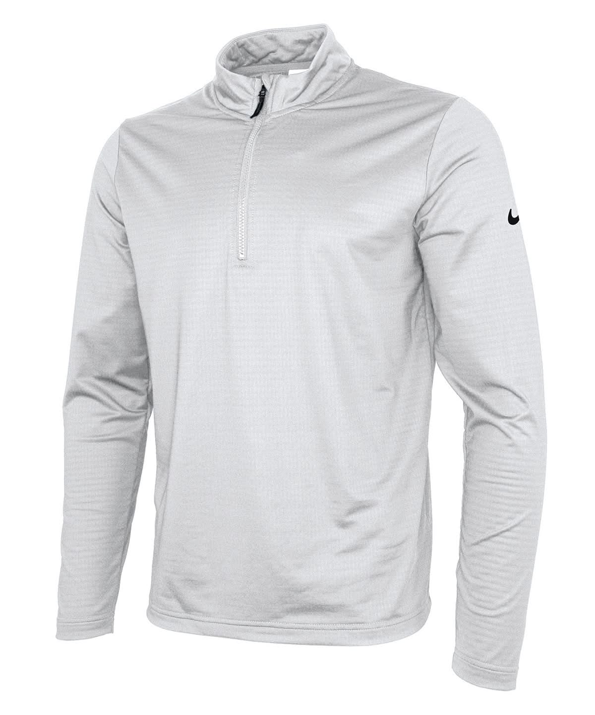 Nike Dri FIT Victory half zip top NK395 - Wolf Grey Black - Customisable Sports Overtops