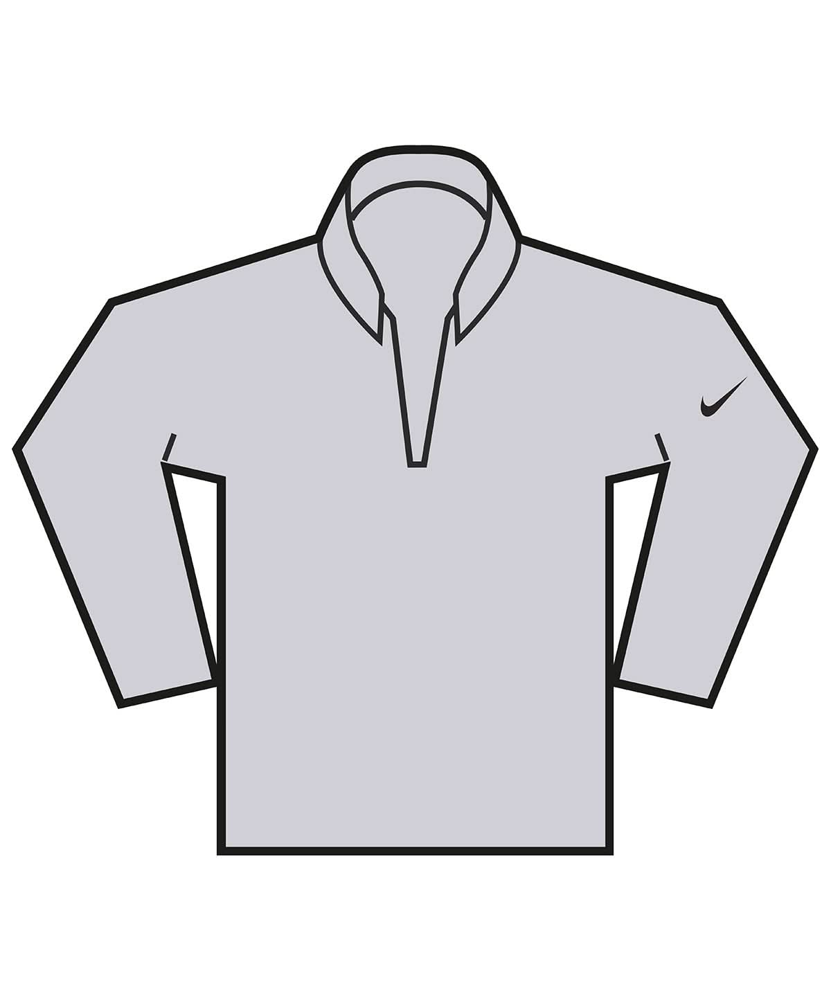 Nike Dri FIT Victory Therma Flex half zip top NK396 - Wolf Grey Black Black - Customisable Sports Overtops